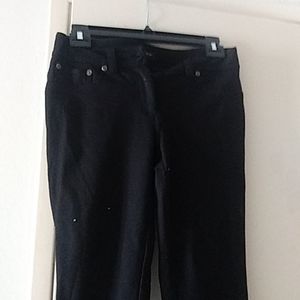 Black slim pants